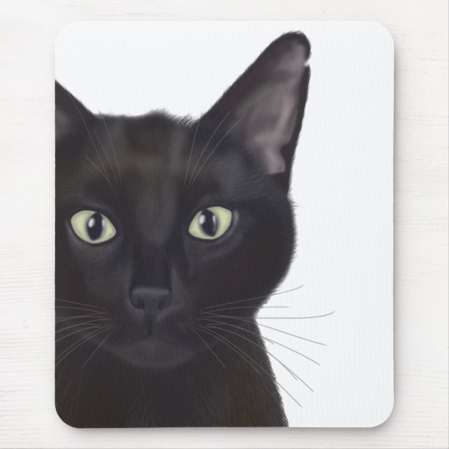 Tapis De Souris Chat, Portrait de Gus (Devant)