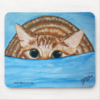 Tapis De Souris Chat prêt à sauter Mousepad
