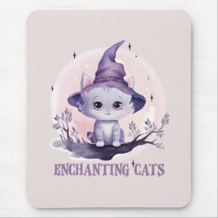 Tapis De Souris Chat sorcier enchanteur