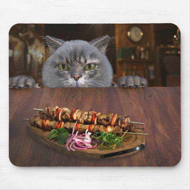 Tapis De Souris chat, table, animaux (Devant)