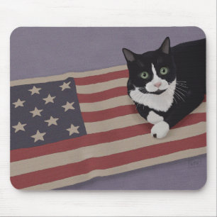 Tapis De Souris Chat USA 