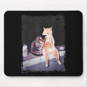 Tapis De Souris Chat Vintage Fumant Hommes Femmes 