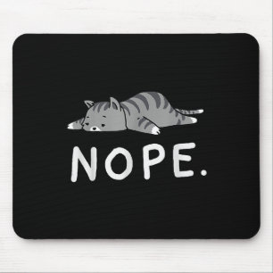 Tapis De Souris Chat Woot Nope