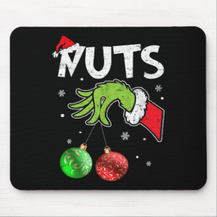 Tapis De Souris Châtaignes Famille de Noël Couples correspondants