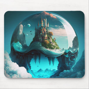 Tapis De Souris Château Dans Crystal Ball