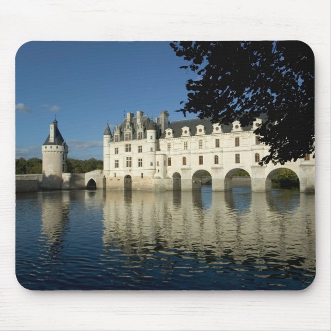 Tapis De Souris Château de Chenonceau, fleuve Cher, Loir-et-Cher,  (Devant)