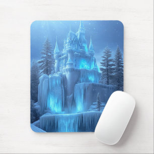 Tapis De Souris Château de glace des rêves gelés
