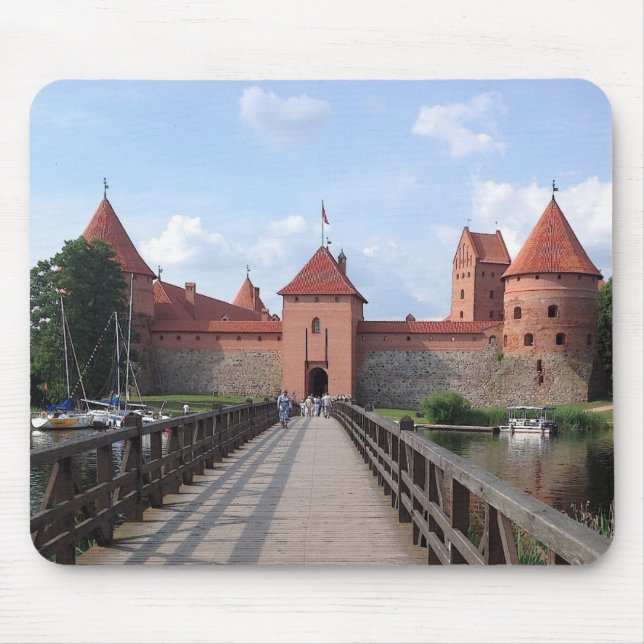 Tapis De Souris Château de l'île de Trakai - Lituanie — (Devant)