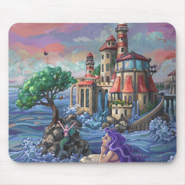 Tapis De Souris Château de Mermaid (Devant)
