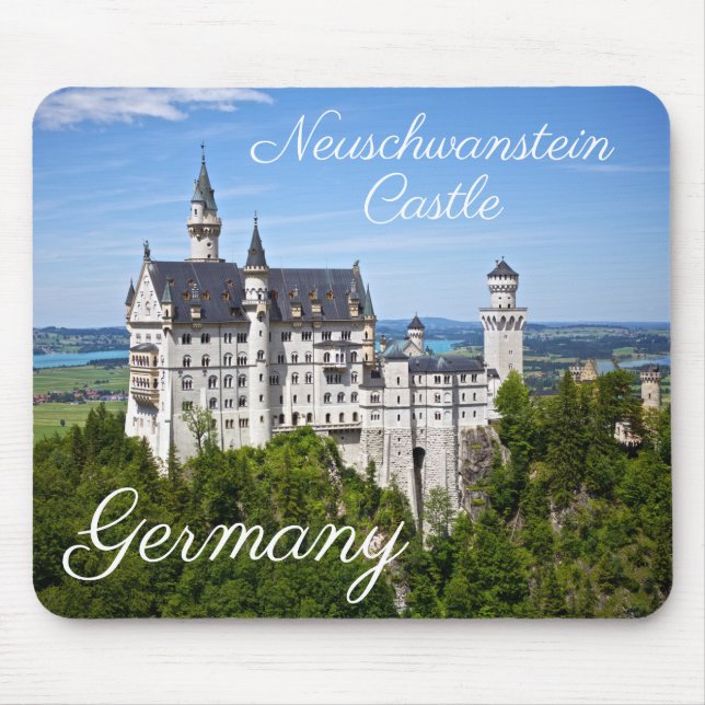 Tapis De Souris Château de Neuschwanstein Allemagne (Devant)