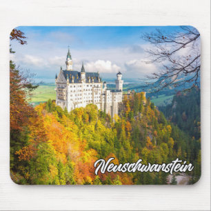 Tapis De Souris Château De Neuschwanstein, Allemagne, Automne