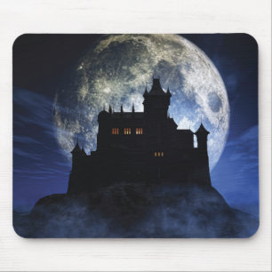 Tapis De Souris Château d'Imaginaire la nuit