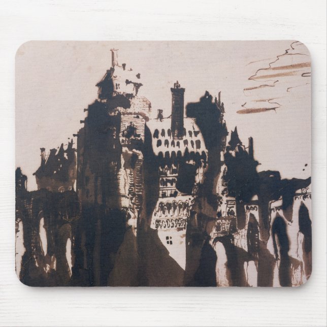Tapis De Souris Château enrichi par deux ponts (Devant)