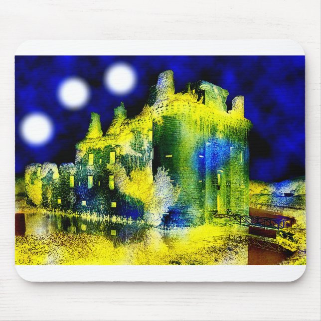Tapis De Souris Château hanté (Devant)
