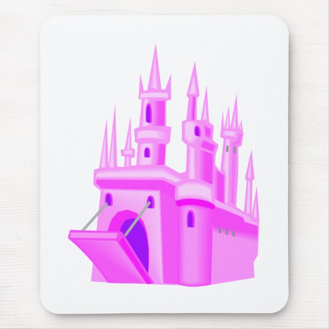 Tapis De Souris Château Mariage de Pink Fairytale (Devant)