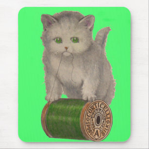 Tapis De Souris Chaton blanc Corticelli 1930