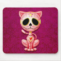 Chaton rose de sucre de zombi