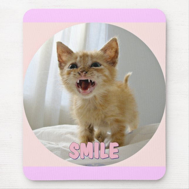 Tapis De Souris Chaton souriant (Devant)