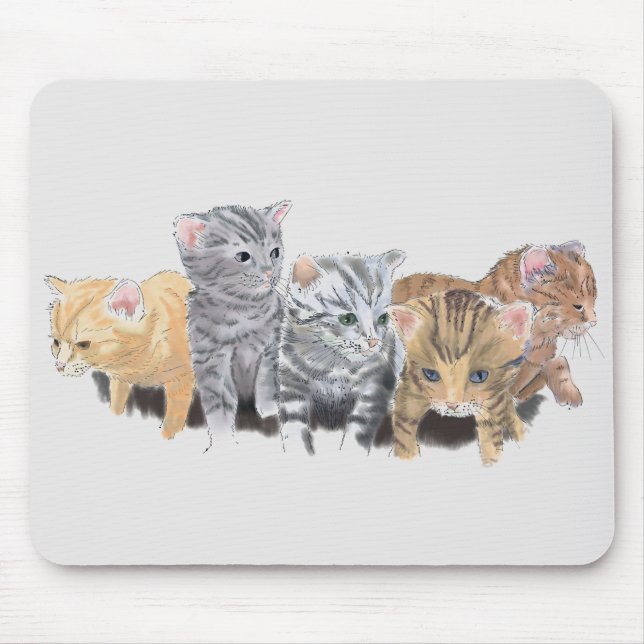 Tapis De Souris Chatons adorables (Devant)