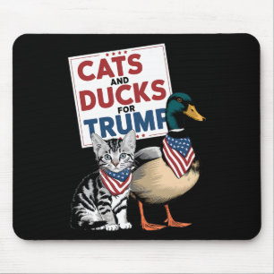 Tapis De Souris Chatons et canards pour Trump Cats et canards pour