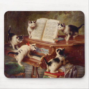 Tapis De Souris Chatons et piano
