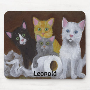 Tapis De Souris Chatons Joueurs