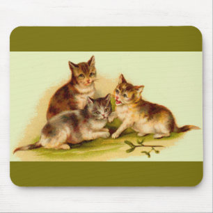 Tapis De Souris chatons victoriens