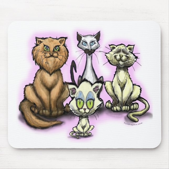 Tapis De Souris Chats (Devant)