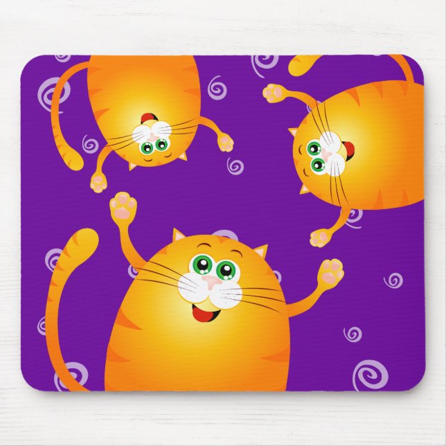 Tapis De Souris Chats amusants, mousepad (Devant)