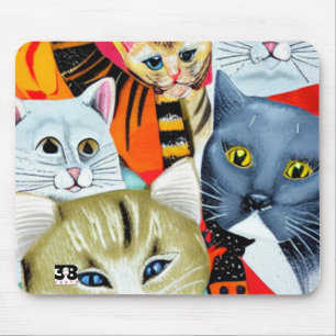 Tapis De Souris Chats Beaux et Beaux