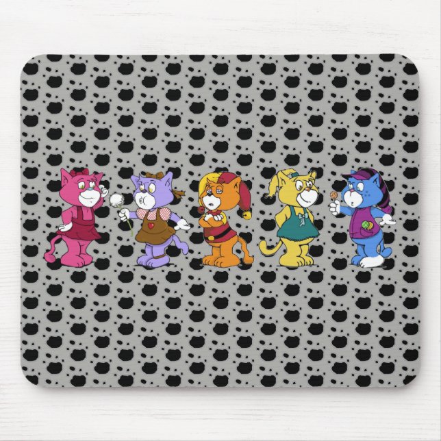 Tapis De Souris Chats Boomi (Devant)