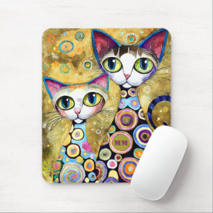 Tapis De Souris Chats cool Abstraits
