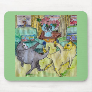 Tapis De Souris Chats 🐈 Danse