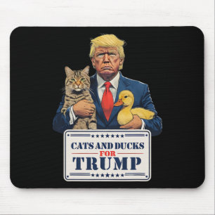 Tapis De Souris Chats Et Canards Pour Trump 2024 Chatons Et Canard