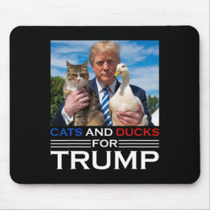 Tapis De Souris Chats Et Canards Pour Trump 2024 Chatons Et Canard