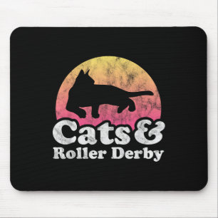 Tapis De Souris Chats Et Roulettes Derby Mens Ou Femme Chat
