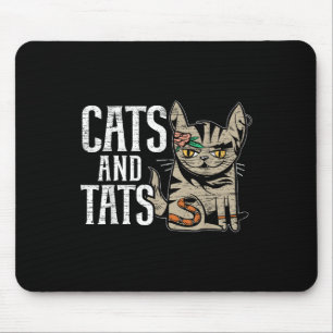 Tapis De Souris Chats Et Tats Encaissant Tatouage Adulte Tatouage