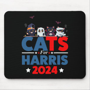 Tapis De Souris Chats For Harris 2024 - Kamala Harris Halloween Me