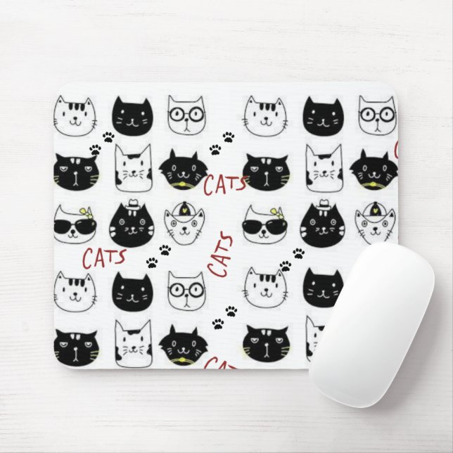 Tapis De Souris Chats Kittens Souris Pad! (Avec souris)
