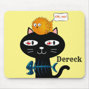 Tapis De Souris Chats Kittens Souris Pad! Poisson