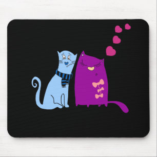 Tapis De Souris Chats mignons adorent le design