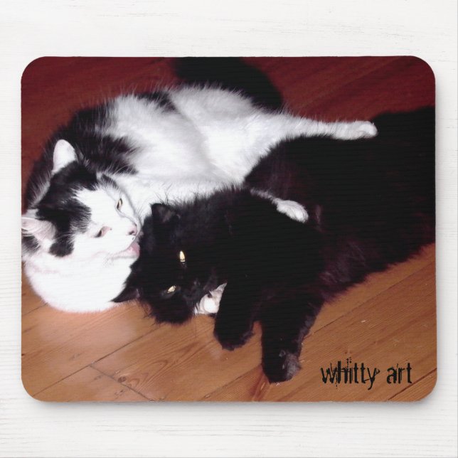 Tapis De Souris Chats Mousepad d'amour (Devant)