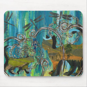 Tapis De Souris Chats pittoresques Mousepad