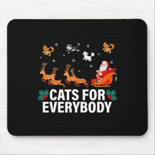 Tapis De Souris Chats Pour Tous Noël Chat Fun Xmas Femmes Sa