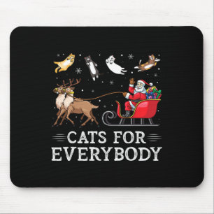 Tapis De Souris Chats Pour Tous Noël Chat Fun Xmas Femmes Sa