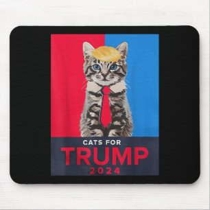 Tapis De Souris Chats Pour Trump 2024 Drôle Tee Pour Vance Trump