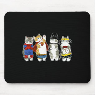 Tapis De Souris Chats super-héros Kitten Kitty Chats Lover Super K