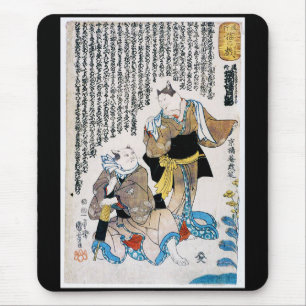 Tapis De Souris Chats, Utagawa Kuniyoshi