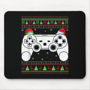 Tapis De Souris Chaud de Noël affreux contrôleur de jeu vidéo
