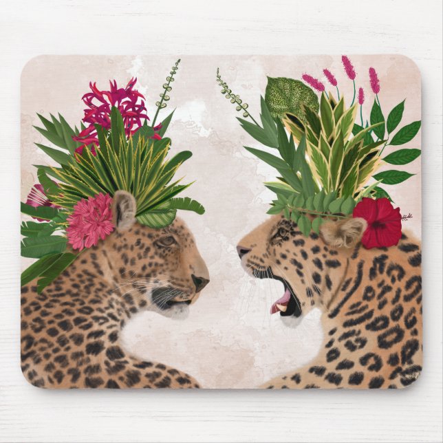 Tapis De Souris Chaud House Leopards | Une paire